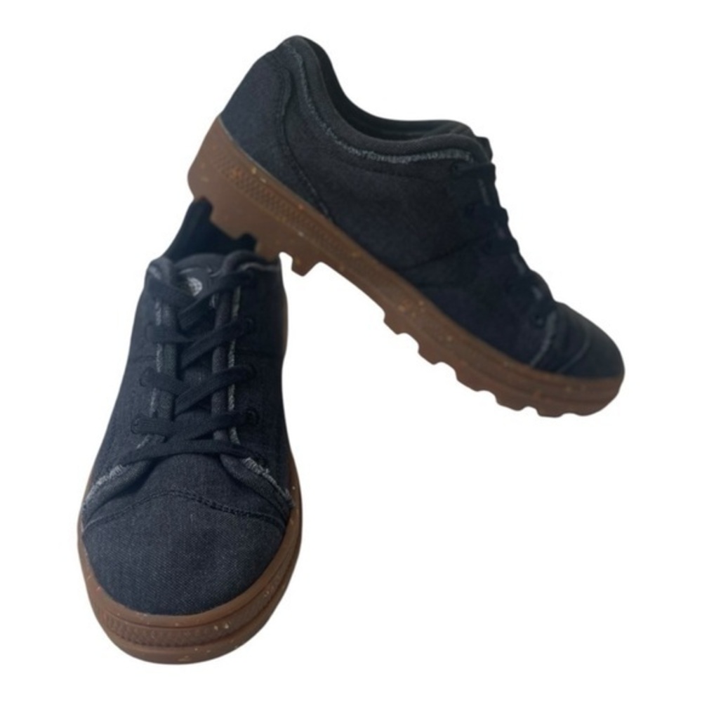 Skechers Women's Street Roadies Earth Roots Black Speckled Gum Platform sneakers